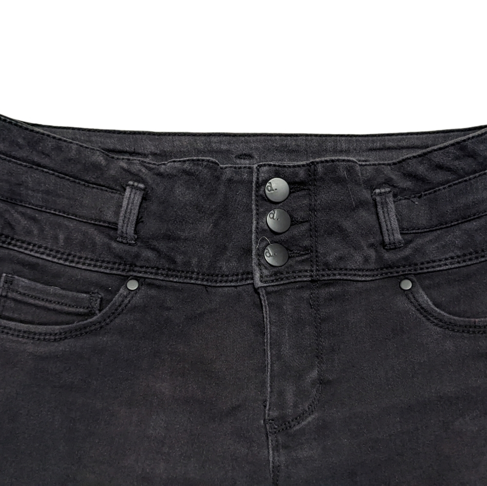 Black Skinny Ankle Length Jeans - Picture 3 of 5